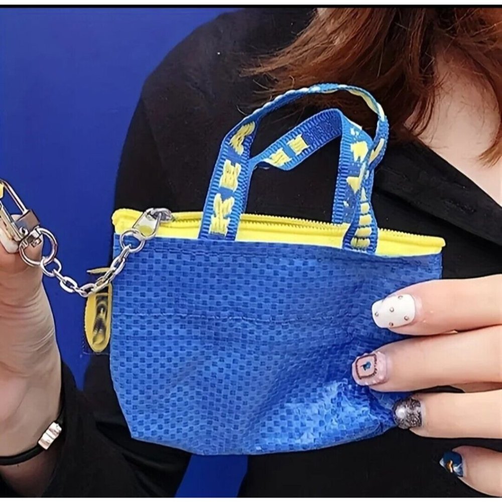 Women Ike@ Fashion Coin Purse Mini  Wallet Money Pouch Keyring Card Holder Blue